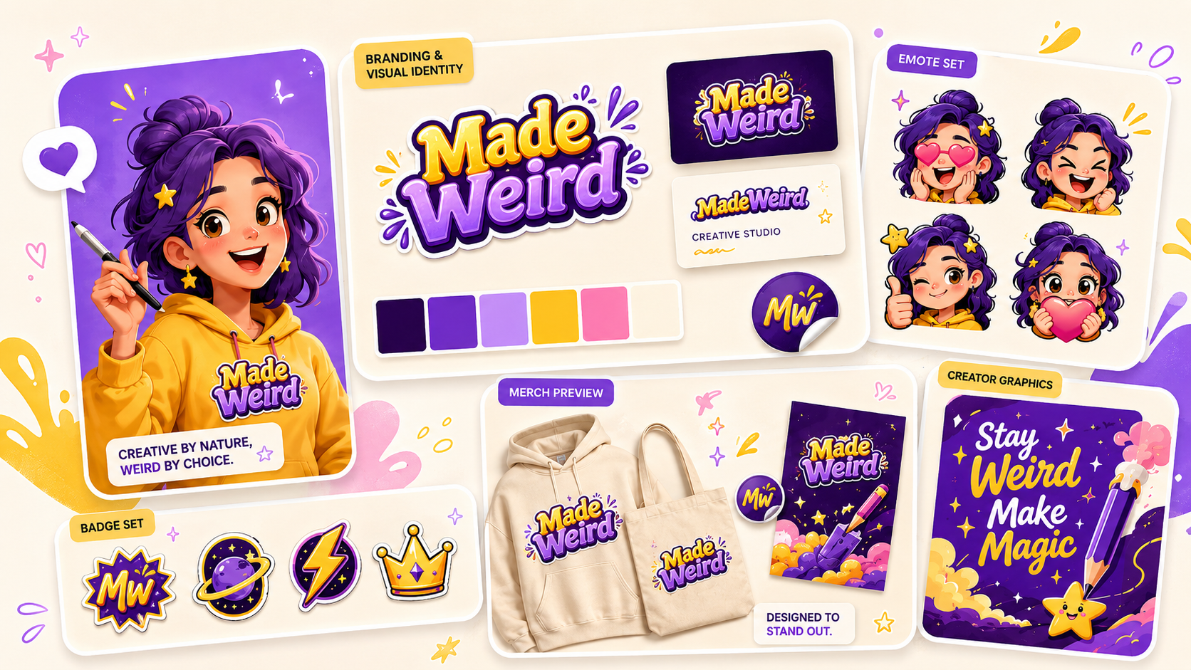 MadeWeird creative work examples