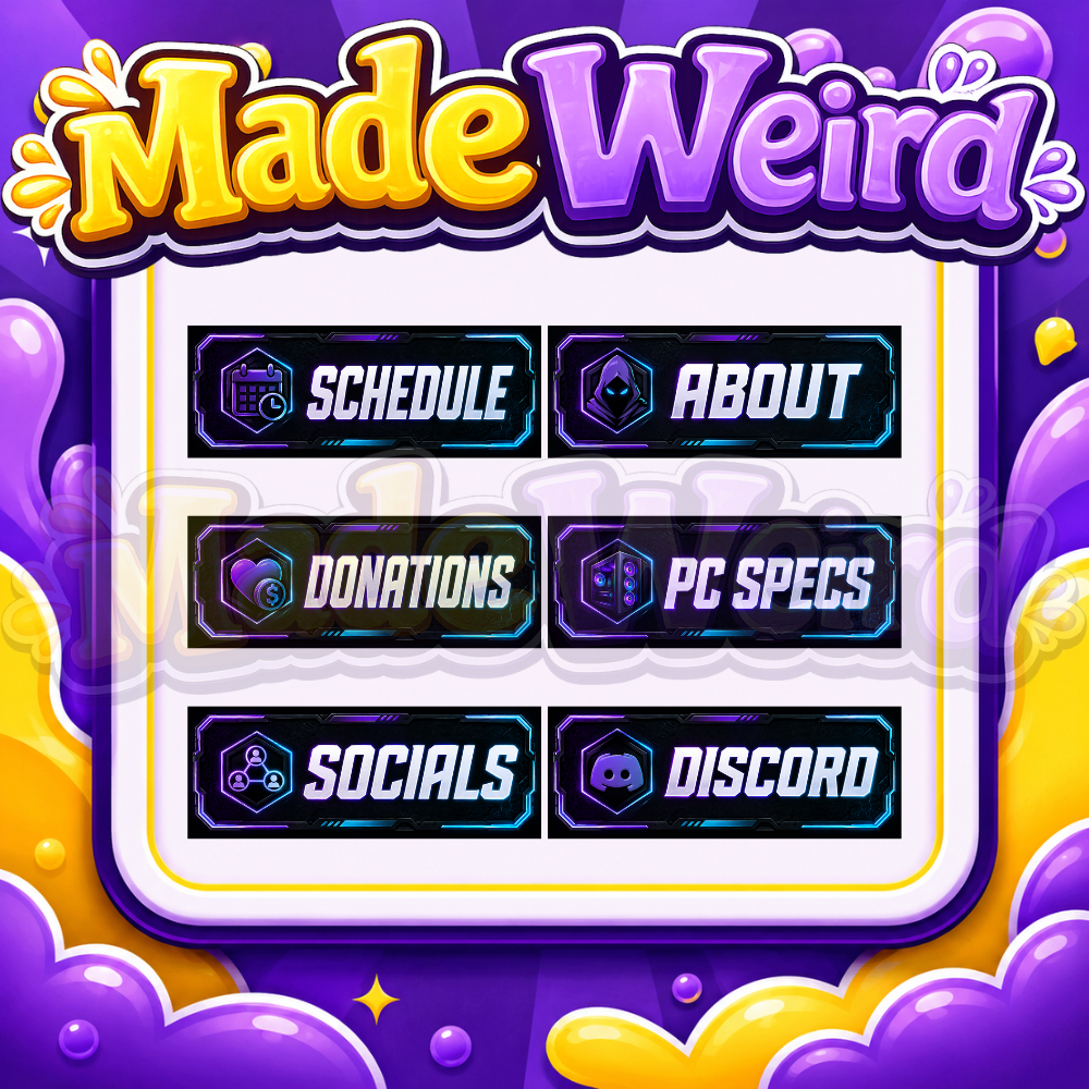 Neon Stream Panels