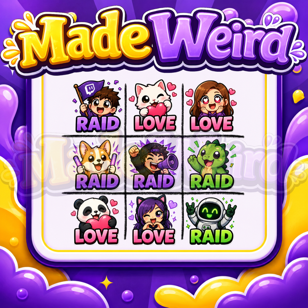 Raid & Love Emote Pack