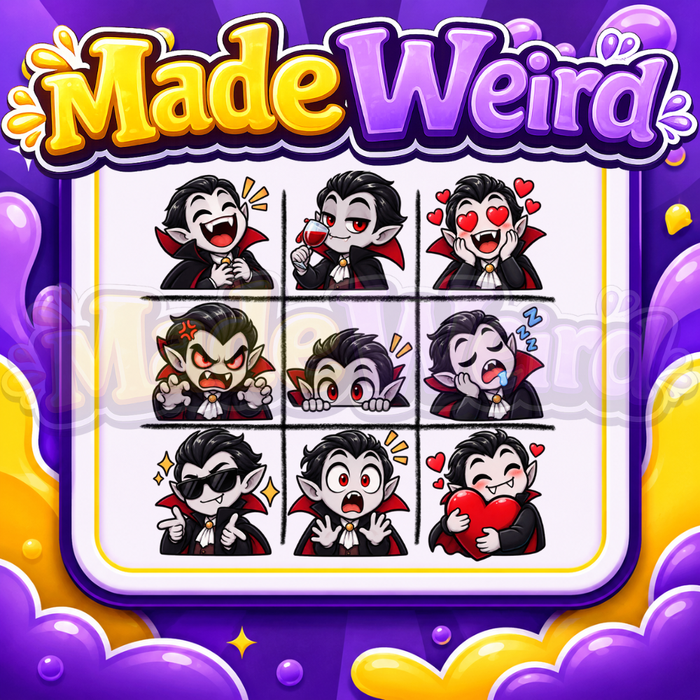 Cute Vampire Emote Pack